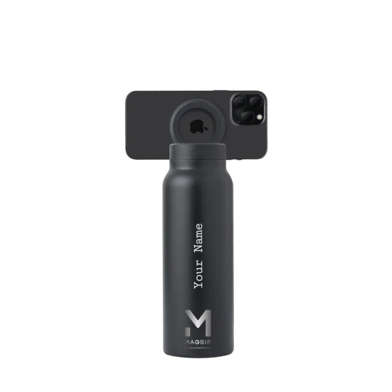 magsip-black-with-steel-logo-magsafe-water-bottle