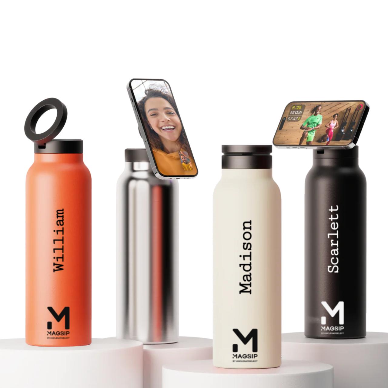 MagSip Water Bottle + FREE Customisation - UncleSamSelect